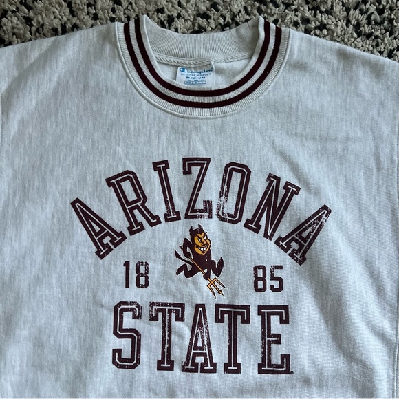Champion Reverse Weave Arizona State Sun Devils Crewneck Sweatshirt Men’s Medium - Picture 5 of 16
